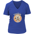 Yorkshire Terrier (Yorkie) - District Womens V-Neck for Yorkie Dog Lovers