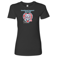 Load image into Gallery viewer, Emotional Support Human - Blue Nose Pitbull - Womens Shirt for Pittie Dog Lovers