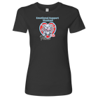 Emotional Support Human - Blue Nose Pitbull - Womens Shirt for Pittie Dog Lovers