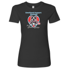 Emotional Support Human - Boston Terrier Womens Shirt for Bostie Dog Lovers