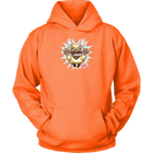 orange Unisex Hoodie featuring the OMG Fawn French Bulldog - Frenchie