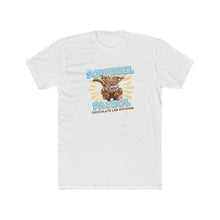 Load image into Gallery viewer, Chocolate Labrador Dog Squirrel Patrol - Men's Cotton Crew Tee