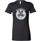 a black shirt with a Boston Terrier dog design by OMG You're Home