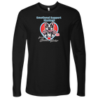 Emotional Support Human - Boston Terrier - Next Level Mens Long Sleeve