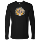 black Next Level Mens Long Sleeve featuring the OMG German Shepherd design