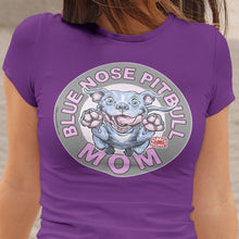 Load image into Gallery viewer, a woman wearing a purple tshirt