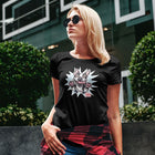 Next Level Womens Triblend featuring the OMG You're Home Boston Terrier dog design in full color on the front.