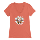 OMG Red Nose Pitbull - Bella Womens V-Neck