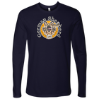 dark blue Next Level Mens Long Sleeve featuring the OMG German Shepherd design