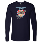 Emotional Support Human - German Shepherd - Next Level Mens Long Sleeve