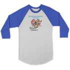 Emotional Support Human - German Shepherd - Canvas brand Unisex 3/4 Raglan