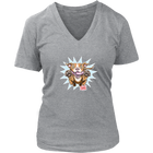 Red Nose Pitbull - District Womens V-Neck for Pit Bull Dog Lovers