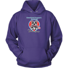 Emotional Support Human - Boston Terrier - Unisex Hoodie for Bostie Dog Lovers