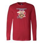 Emotional Support Human - Yellow Labrador Retriever - Canvas Long Sleeve Shirt