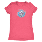 Pink woman's t-shirt featuring the Blue Nose Pitbull dog design from OMG You're Home