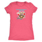Next Level Womens Shirt featuring the Yellow Labrador Retriever dog design in the Emotional Support Human collection.