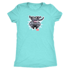 Happy Excited Jumping Black Labrador Retriever Dog - Womens  Triblend T-shirt for Dog Lovers