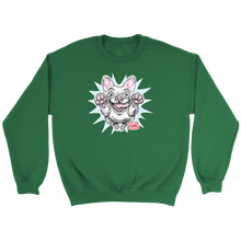 Load image into Gallery viewer, White French Bulldog - Frenchie Dog Lover's Crewneck Sweatshirt