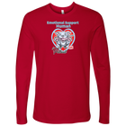 Emotional Support Human - Blue Nose Pitbull - Next Level Mens Long Sleeve