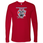 Emotional Support Human - Black Labrador Retriever - Next Level Mens Long Sleeve