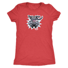 Happy Excited Jumping Black Labrador Retriever Dog - Womens  Triblend T-shirt for Dog Lovers