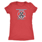 Emotional Support Human - Boston Terrier  Womens Triblend for Bostie Dog Lovers