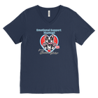 Emotional Support Human - Boston Terrier - Canvas brand Mens V-Neck