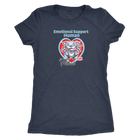 Emotional Support Human - Blue Nose Pitbull - Next Level Womens Triblend