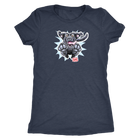 Happy Excited Jumping Black Labrador Retriever Dog - Womens  Triblend T-shirt for Dog Lovers