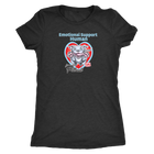 Emotional Support Human - Blue Nose Pitbull - Next Level Womens Triblend