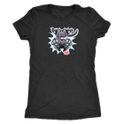 Happy Excited Jumping Black Labrador Retriever Dog - Womens  Triblend T-shirt for Dog Lovers