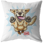 Golden retriever pillow