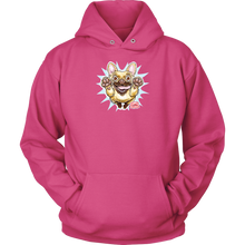 Load image into Gallery viewer, pink Unisex Hoodie featuring the OMG Fawn French Bulldog - Frenchie