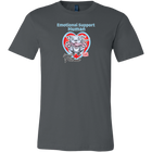 Emotional Support Human - Blue Nose Pitbull - Canvas brand Mens Shirt