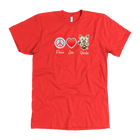 Peace Love Yorkie - Men's T-Shirt for Yorkshire Terrier Dog Lovers