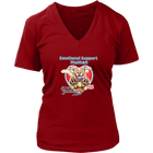 Emotional Support Human - Yellow Labrador Retriever - District Womens V-Neck