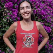 Load image into Gallery viewer, Emotional Support Human - Boston Terrier - Next Level Racerback Tank