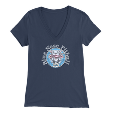 Load image into Gallery viewer, Blue Nose Pitbull - Dog Lover's V-Neck Shirt for Women