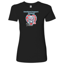 Load image into Gallery viewer, Emotional Support Human - Blue Nose Pitbull - Womens Shirt for Pittie Dog Lovers