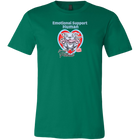 Emotional Support Human - Blue Nose Pitbull - Canvas brand Mens Shirt