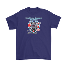 Load image into Gallery viewer, Emotional Support Human - Black Labrador Retriever - Men's T-Shirt for Dog Lovers