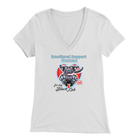 Emotional Support Human - Black Labrador Retriever - Womens V-Neck for Dog Lovers