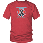 Emotional Support Human - Boston Terrier - District Unisex Shirt