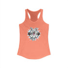 Women's Ideal Happy Husky Puppy Racerback Tank