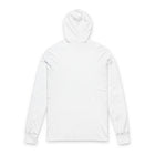 Playful White Husky Illustration Hoodie | Cute Jumping Dog Long Sleeve