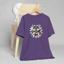 Load image into Gallery viewer, Playful Husky Dog Lover T-Shirt, Animal Lover Gift, Cute Pet Shirt, Casualwear, Gifts for Dog Owners, Unisex Tee