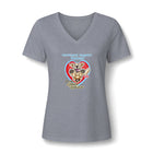 Emotional Support Human - Golden Retriever - Bella Womens V-Neck