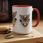 Chihuahua Happy Pup Accent Coffee Mug – Cute Dog Lover Gift (11/15oz)