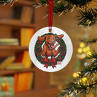 Festive Vizsla Ornament: Customizable Holiday Decor, Dog Lover Gift, Christmas Tree Decoration, Pet Memorial Ornament, Unique Gift Idea
