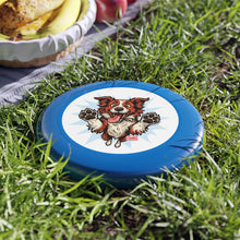 Load image into Gallery viewer, Happy Border Collie Catch Illustration Frisbee | Dog Disc, Outdoor Play